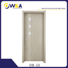 Made In China Design Glass Standard Size WPC Doors Manufacturer